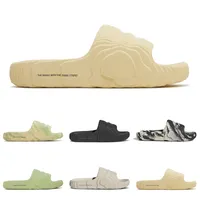 2022 Adilette 22 Slides Designer Sandals Men Women Slide Slipper Magic Lime Desert Sand Grey Mens Mineral Blue Soot Outdoor Beach Fashion Slippers