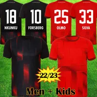 22 23 NKUNKU Soccer Jersey home away third OLMO Camiseta SILVA Maillot HALSTENBERG 2022 2023 ADAMS Football Shirt HAIDARA Kits Uniform