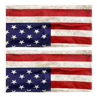 Bandanas Stirnband Flagge patriotische amerikanische Tag Stirnbänder Juli Haar 4. Head Turban von Wraps Independence Accessoires gedruckt Runningbandanas