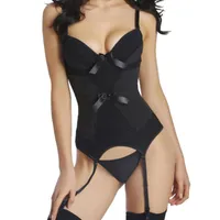 Bustiers & Corsets Women Sexy Corset And Bustier With Cup Girdle Straps Breathable Fabric High Elasticity Erotic Lingerie TopBustiers