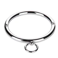 Female sexy necklace Rolled Stainless Steel Slave Collars/Slave Neck Ring Adult products/BDSM toy SM439298L