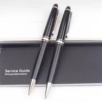 Msk-163 Classic Black Resin Rollerball pen Ballpoint pen Fountain pens Stationery school office supply with Serial Number