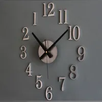 Fashion Creative Reversion of the Clock Time Back Metal Texture Really 3D S251W