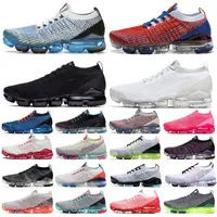 vapor shoe max fly 3.0 knit mens womens running shoes men sneakers Electric Green Noble Red Grey and Volt Laser Orange Oreo Bright Mango outdoor fashion sports trainers