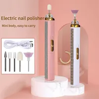 Electric Nail Drill Machine Kit Handpiece Polish File Borr Bit Set Pen Manicure Pedicure Nail Art Tool Gel Remover Equipment 220705