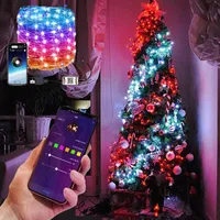 Stringhe LED String Light for Christmas Tree Decor Smart Bluetooth Naus