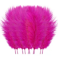 Party Decoration 10pcs/Lot Natural Multicolor Ostrich Feathers Wedding Home Diy Floating Plumes Table Centerpiece Crafts 5Wparty