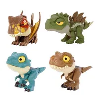 100% Original Mini Snap Squad Finger Bite Stegosaurus Dimorphodon Dinosaurs Toy for Boy Christmas Gift 220425