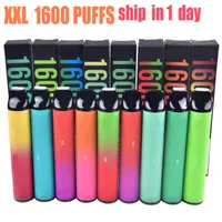 Puff XXL 1600 Puffs Vape desechable Pen E Cigarrillo 850mAh Vaporizador de batería Vaporizador Dispositivo 6,5 ml Capacidad