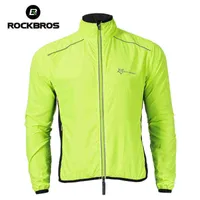 Bisiklet giysileri rockbros bisiklet ceketleri erkek kadınlar bahar yaz rüzgar geçirmez forma açık yansıtıcı su geçirmez üstler ceketler 221215