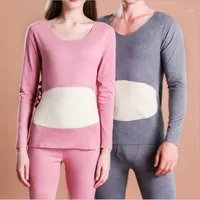Women's Two Piece Pants Brand Tracksuit Thermal Underwear Women Winter Fast Dry High Elastic Long Heat Pack Warm Set