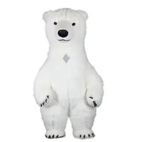 Mascot boneca traje de urso polar traje inflável mascotte despeje adultos gonfluble traje pole traje público despeje fantasias homem personnaliser