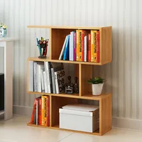 Meubles de salon étagère simple combinaison libre moderne simpleshelf plusieurs couches de partition de bibliothèque de bibliothèque.