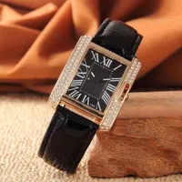 Wristwatches SHSHD Fashionable Casual Ladies Belt Watch Square Rhinestone Quartz Style Restoring Ancient Female Clock Zegarek Dams307f