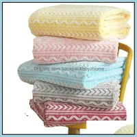 Cobertores Têxteis para casa Jardim Moda 3D Floco de neve Veet Office Nap Blanket Coral Captura de cama quente Sono Sleep Dhhmx