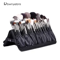 Rownyon Makeup Brush Organizer Bag ES Holder Professional Set Black (Tylko przypadek) 220324