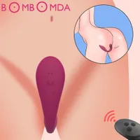 Bombomda Clitoral Stimulator Portable Panty Vibrador Juguetes eróticos para adultos Invisible Vibrating Equip Sexy para mujer