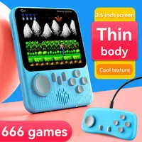 666 I 1 Portable Game Players G7 Kids Handheld Video Game Console 3 5 Inch Ultra-Thin Gaming Player med Gamepad310L