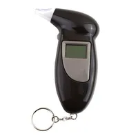 2020 Professional Alcohol Breath Tester Breathalyzer Analyzer Detector Test Keychain Breathalizer Breathalyser DeviceLCD Screen216q