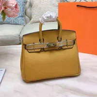 Marke tte Leder Ladies Birkins Bag Handtasche Französische echte Designerin Frauen Luxus Geldbeutel Crossbody Fashion Lady Hand Pely