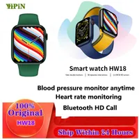 YHPIN Original Smart Watch HW18 Bluetooth call 3D dynamic interaction double button 1.6-inch high-definition screen smart watch