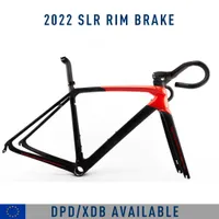 2022 SLR Rim Brake Carbon Road Bike Frame Bicycle Framest With Handlebar T47 Bottom Bracket Mechanical Di2 Both