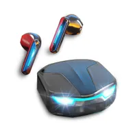 TWS Y9 ledde trådlösa hörlurar Bluetooth 5.2 Headset Hifi Stereo Music Earphone Video Games Earphone med okänslig låg fördröjning