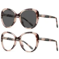 Солнцезащитные очки Прогрессивные мультифокальные линзы круглые очки для чтения женщин Пресбиопия Гипепериопия Бифокальные мужчины Солнца Похромные очки nxsunglasses