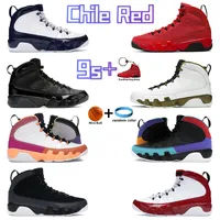 Top Sneakers Chile Red 9 Basketbalschoenen 9s Men Sporttrainers Gefokt Patent White Gym Racer Blue Dream It University Blue Women Chaussures