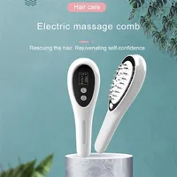 Electric hair growth comb Scalp applicator EMS instrument vibration color light care massage combs350j291g