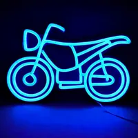 Motorcycle Sign Bar KTV Club Home wall decoration Fashion handmade neon light 12 V Super Bright191a