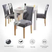 Pandex Elatic Removable Chair Trech Antidirty Wedding Eat Cover Dining Houe de Chaie 12pc 220609