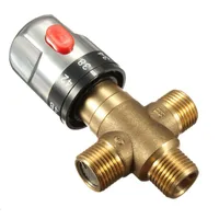 Válvulas de mezcla termostáticas de latón Xueqin Control de la batidora del grifo de baño mejoramiento del hogar 220713