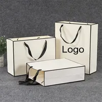 10 adet özel hediye kağıt paketleme çanta zanaat ambalajı kişiselleştirme iş alışveriş kıyafetleri paketi kraft çantalar 220427