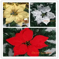 300pcs 22 cm dla dekoracji świątecznej sztuczne kwiaty jedwabne kwiaty Christ293t