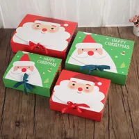 クリスマスデコレーション1PCSギフトボックスサンタクロースキャンディーバッグfor year Kids Gifts Paper Handbagschristmas