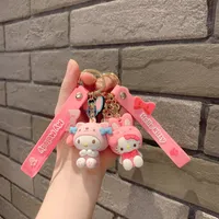 Decompression Toy Cute doll cartoon pendant silicone dolls keychain pendant factory wholesale