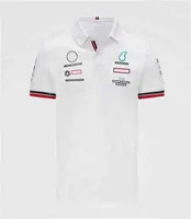 F1 T-shirt Racing Revers Polo Shirt Formule 1 Fans Short-mouwen Autocultuur Sneldrogende kleding kan worden aangepast