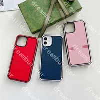 High Quality Fashion iPhone Cases For 13 Pro Max 12 12Pro 13PRO 11 XR XS XSMax PU leather phone cover with box265D