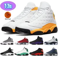 Del Sol Houndstooth 13 13s Hombres Zapatos de baloncesto Universidad Oro Obsidian Powder Blue Reverse He Game Red Flint Court Purple Black Mujeres Sneakers
