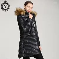 Women's Down & Parkas 2022 Cotton-padded Clothes Long Kuanliang Noodles Cotton Self-cultivation Keep Warm Winter Loose Coat1 Stra22