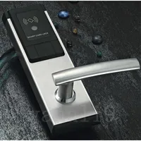 Verrouillage de porte de l'hôtel Electronic RFID Card Smart Lock Intelligent Digital Keyless Door Lock sécurisé pour Hotel Resort Office Apartment 201013