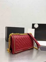 حقيبة اليد CF أكياس CROBODY الأكياس الفاخرة أزياء مربع مربع CLAIC FLAP Wallet Women's Leather Chail