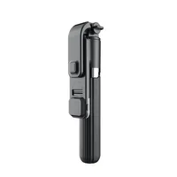 L03S Bluetooth Selfie Stick Monopod Mini Tripod مع LED ملء الضوء ومصارع Remote للهاتف المحمول Monopods مجانية DHL UPS