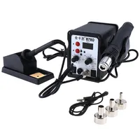 Kaisi-878D 220V 700W 2 in 1 SMD Digital Display Soldering Station with -Air290s