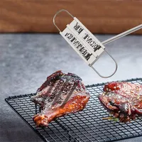 BBQ Meat Branding Eisengong 55 Buchstaben DIY Barbecue Buchstabe gedruckter Steak Signature Name Markierungsstempel Tool 220429