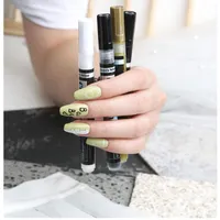 Nail Gel Pcs Fast Drying Waterproof Art Graffic Pen Painting Tool Liner Polish Brush Home Salon AccessoriesNail