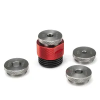 Guide Drill Jig Airsoft Accessories for Baffle Cone Cups 1.1875x24 Modular Screw Cup Solvent Trap Fuel Filter Hybrid Trap 1-3/16x24 Thread MST End Cap .22 .45