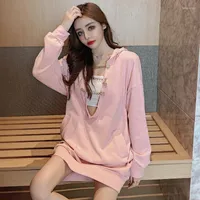 Frauen Hoodies Sweatshirts Casual Lose Mode koreanische Streetwear übergroße ästhetische Sudaderas Para Mujer Kleidung DB60WY