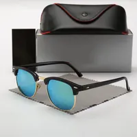 Mode Eyewear Luxusdesigner Sonnenbrille Männer Frauen Quadrat Halbrahmen Pilot Sonnenbrille Klassische hochwertige Lunettes de Soleil Pour Femmes mit Ledertasche